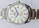 Swiss Omega Seamaster Aqua Terra 15,007 Gauss White Dial Watch